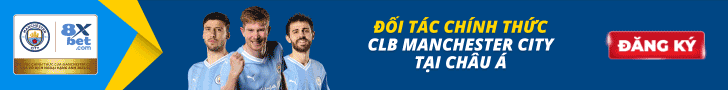8XBET - Đối tác chính thức CLB Manchester City